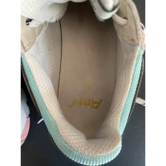 ASH Addict Women's Low Top Street Wear Chunky Dad Sneakers  White Multi 36 - Picture 7 of 8